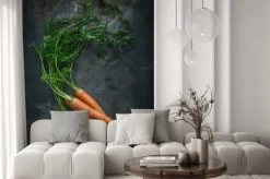 Fototapeta: Marchew na talerzu