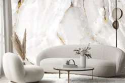 Fototapeta: Marmur kamienna tekstura ze złotem