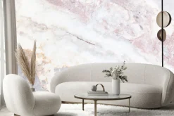 Fototapeta: Marmur kamienna tekstura z różowymi elementami