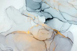 Fototapeta: Marmurkowy wzór abstrakcja ze złotem