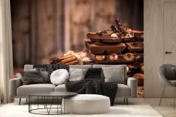 Fototapeta: Martwa natura połamanych czekolady