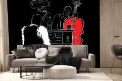 Fototapeta: Mężczyźni grający na fortepianie i wiolonczeli