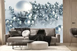 Fototapeta: Metalowe kule 3d