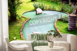 Fototapeta: Mini klub golfowy urządzony w stylu tajskim