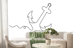 Fototapeta: Minimalistyczny szkic kotwicy