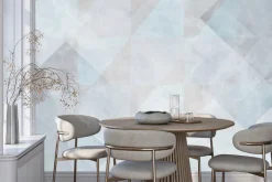 Fototapeta: Minimalistyczny wzór geometryczny na marmurowym tle