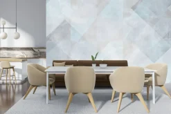 Fototapeta: Minimalistyczny wzór geometryczny na marmurowym tle