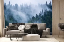 Fototapeta: Misty mountain landscape