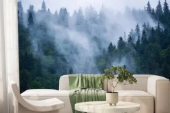 Fototapeta: Misty mountain landscape