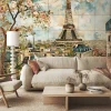 Fototapeta: Modułowy panel dekoracyjny z motywem wieży eiffla