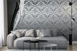 Fototapeta: Monochromatyczny wzór w stylu ornamentowym