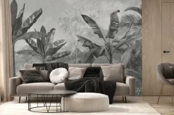 Fototapeta: Monochromatyczny las tropikalny