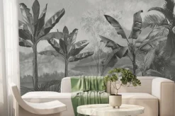 Fototapeta: Monochromatyczny las tropikalny