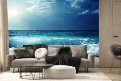 Fototapeta: Morski piaszczysty brzeg w słoneczny dzień