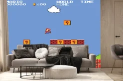 Fototapeta: Motyw z gry super mario