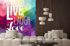 Fototapeta: Motywacja cytat inspiracji kolor low poly
