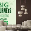 Fototapeta: Motywacyjne plakat - wielkie podróże zaczynają się od małych
