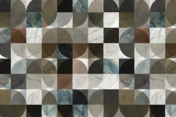 Fototapeta: Mozaika naturalnych barw w symetrii form