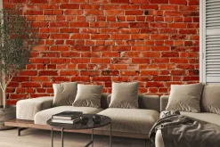 Fototapeta: Mur z czerwonej cegły