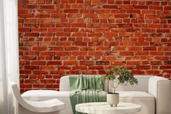 Fototapeta: Mur z czerwonej cegły