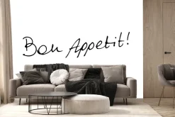 Fototapeta: Napis smacznego po francusku na białym tle