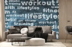 Fototapeta: Napisy o sportowej tematyce