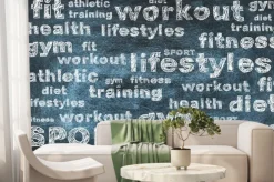 Fototapeta: Napisy o sportowej tematyce