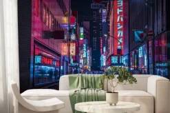 Fototapeta: Neonowe miasto tokio