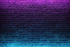 Fototapeta: Neonowy mur