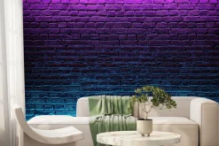 Fototapeta: Neonowy mur