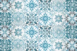 Fototapeta: Niebieskie ornamenty vintage