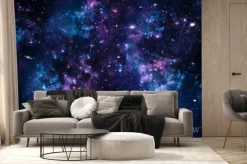 Fototapeta: Niebiesko-fioletowa galaktyka