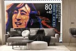 Fototapeta: Niemcy - około 1988: stempel drukowane w niemczech pokazuje obraz