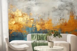 Fototapeta: Nowoczesna abstrakcja ze złotem