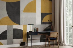 Fototapeta: Nowoczesna kompozycja geometrycznych kształtów