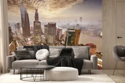 Fototapeta: Nowoczesny budynek w szanghaju w chinach.