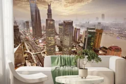 Fototapeta: Nowoczesny budynek w szanghaju w chinach.