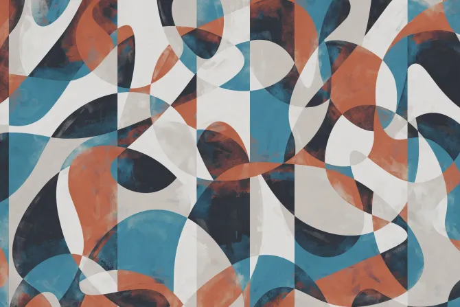 Fototapeta: Nowoczesny wzór z abstrakcją geometryczną