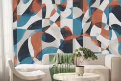 Fototapeta: Nowoczesny wzór z abstrakcją geometryczną