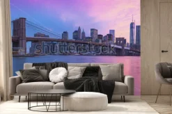 Fototapeta: Nowy jork malowniczym wieczorem