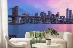Fototapeta: Nowy jork malowniczym wieczorem