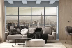 Fototapeta: Nowy jork widok z dużego okna