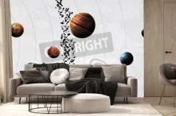 Fototapeta: Obrazy wysokiej rozdzielczości prezentuje planety układu słonecznego.