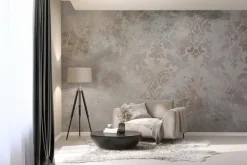 Fototapeta: Ornament w stylu prowansalskim na betonie