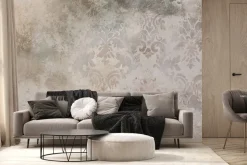 Fototapeta: Ornament w stylu prowansalskim na betonie