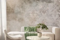 Fototapeta: Ornament w stylu prowansalskim na betonie