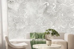 Fototapeta: Ornamentowe wzory na betonowej ścianie