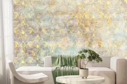 Fototapeta: Ornamenty na teksturowym tle w stylu retro