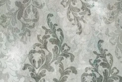 Fototapeta: Ornamenty vintage w odcieniach szarości i zieleni