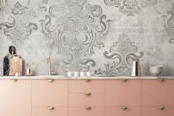 Fototapeta: Ozdobne ornamenty wzór w odcieniach szarości